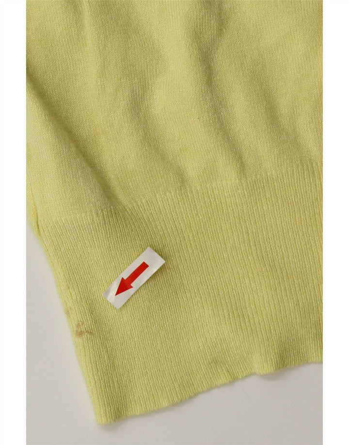 Marks & Spencer Damen-Cardigan-Pullover UK 14 Große gelbe Viskose