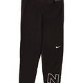 Nike Womens Graphic Crop Leggings UK 8 Small Schwarz Polyester