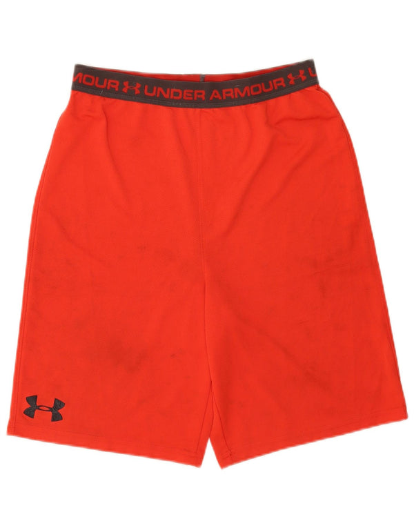 Under Armour Heat Gear Graphic Sportshorts für Jungen, 13–14 Jahre, XL, Orange