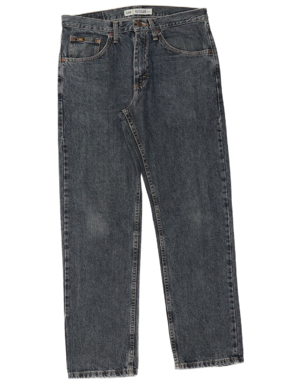 Lee Herren-Jeans mit normaler Passform, gerade Passform, W32, L30, blaue Baumwolle