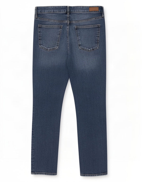 Fat Face Damen Westbury Slim Jeans UK 8 Small W28 L27 Blaue Baumwolle