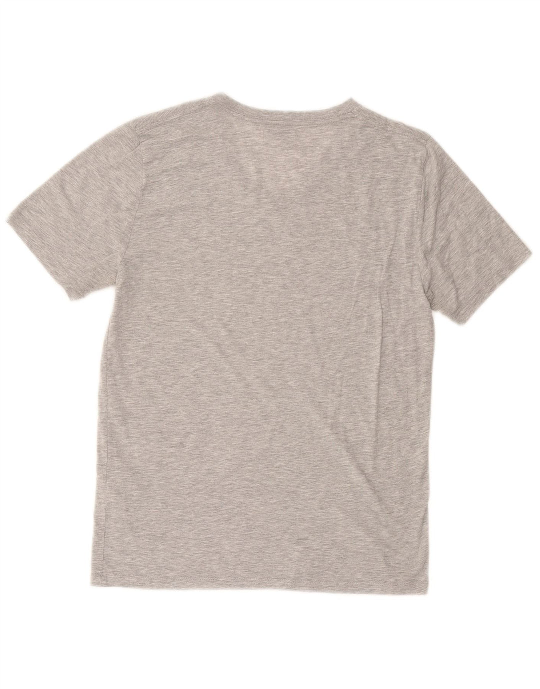 Reiss Herren-T-Shirt-Oberteil, klein, grau gefleckte Baumwolle