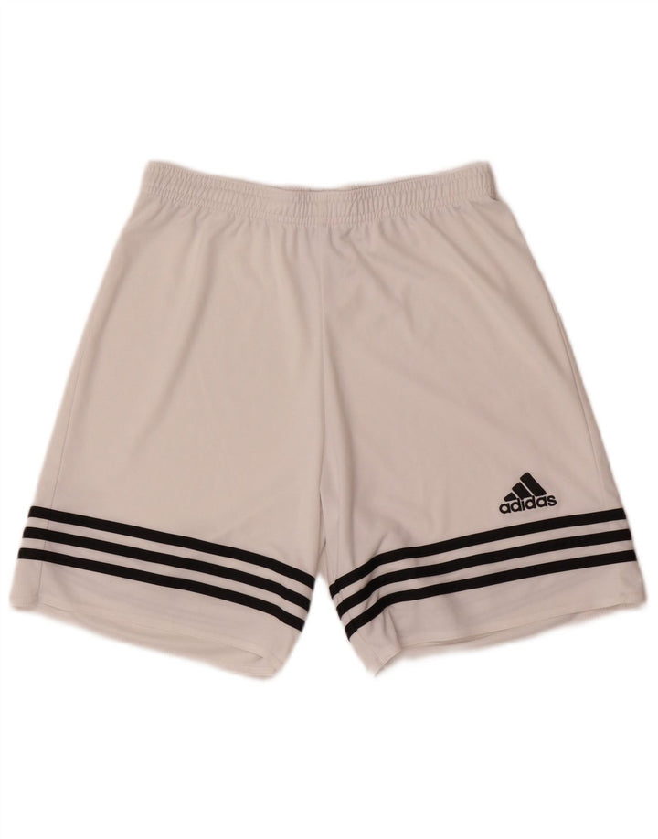 Adidas Herren Climalite Sport Shorts Small Weiß Polyester