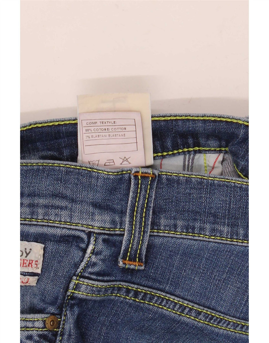 Roy Rogers Damen Slim Jeans W30 L34 Blaue Baumwolle