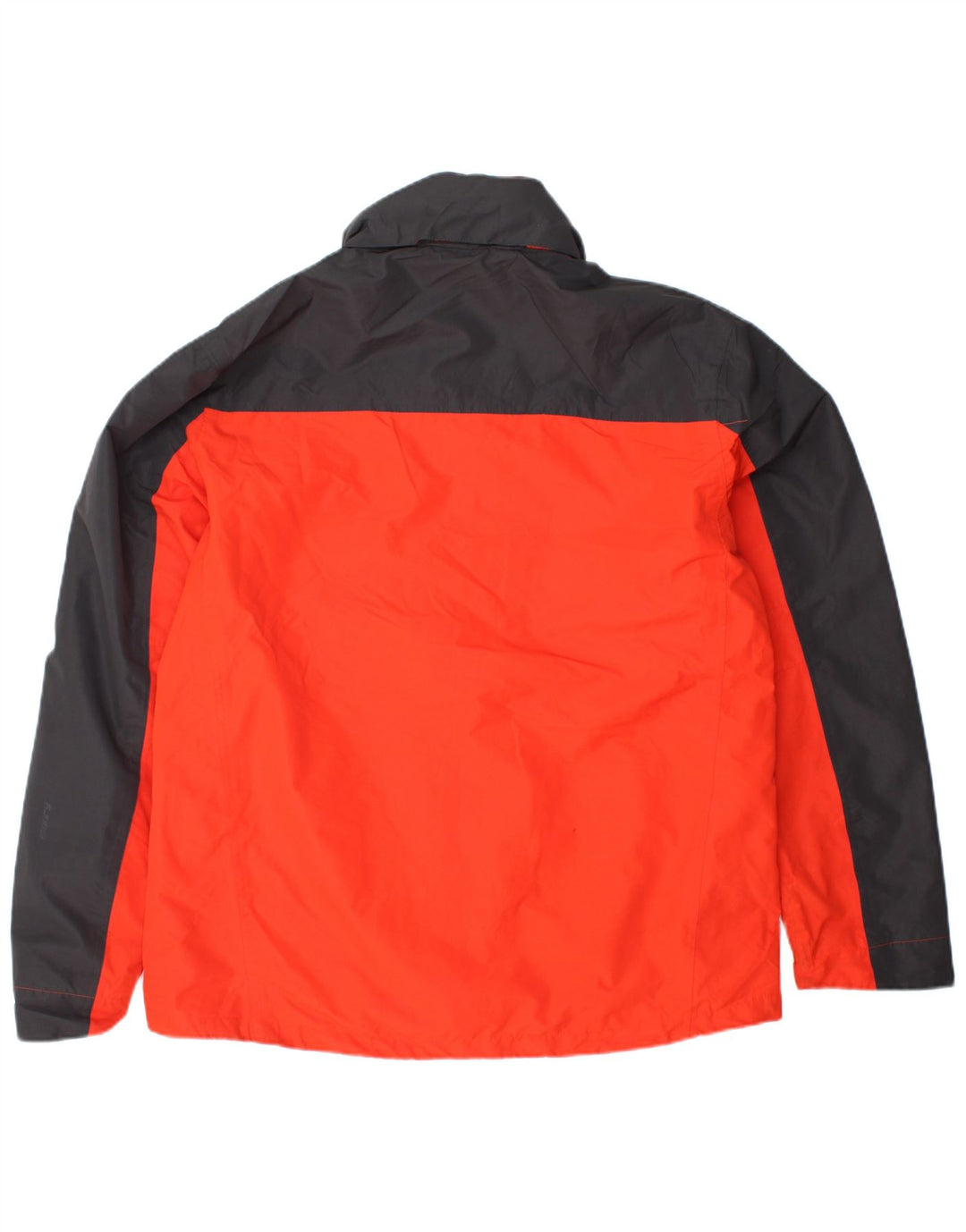 MOUNTAIN WAREHOUSE Herren-Regenjacke mit Kapuze, UK 40, Größe L, Orange, Farbblock