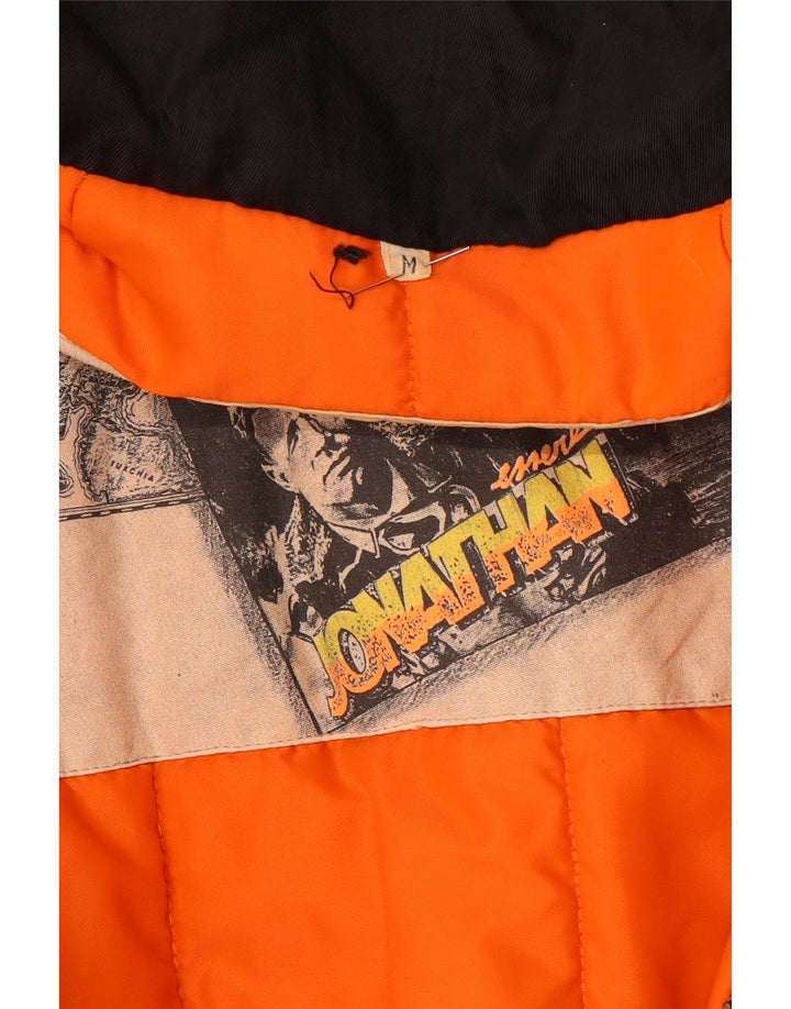 Vintage Herren Loose Fit Wattierte Jacke UK 38 Medium Schwarz