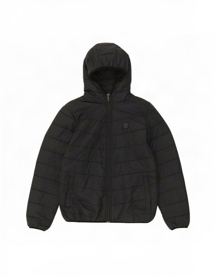 Hummel Wattierte Damenjacke mit Kapuze, UK 14, Mittelschwarz, Polyester