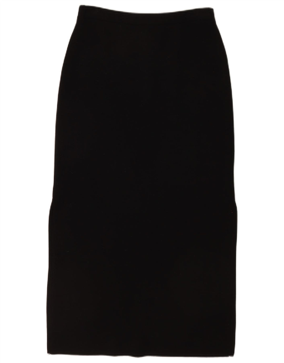 Cristina Mazzonett Damen Maxirock Medium W28 Schwarze Schurwolle