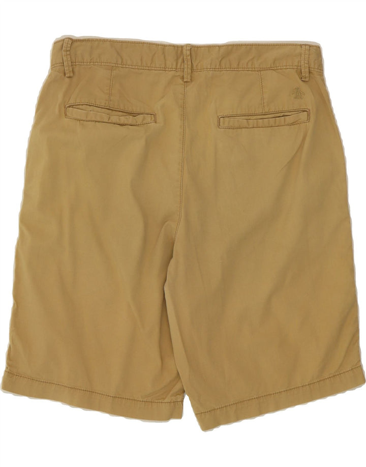 PENGUIN Mens Chino Shorts W32 Medium Beige Cotton Vintage Penguin and Second-Hand Penguin from Messina Hembry 