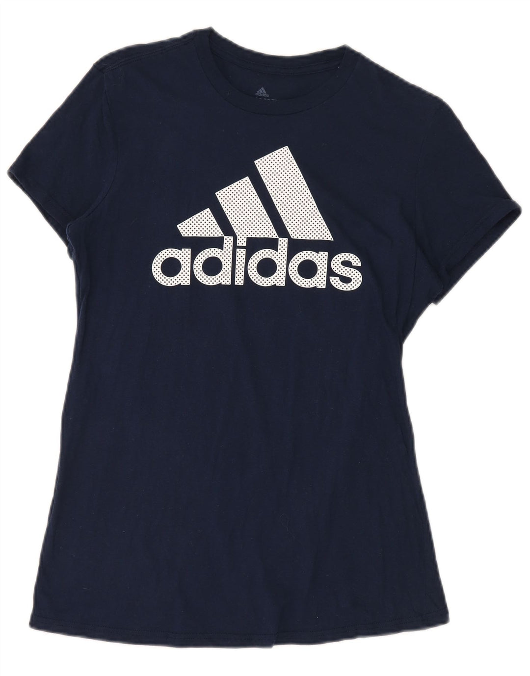 Adidas Damen Graphic T-Shirt Top UK 14 Medium Marineblau