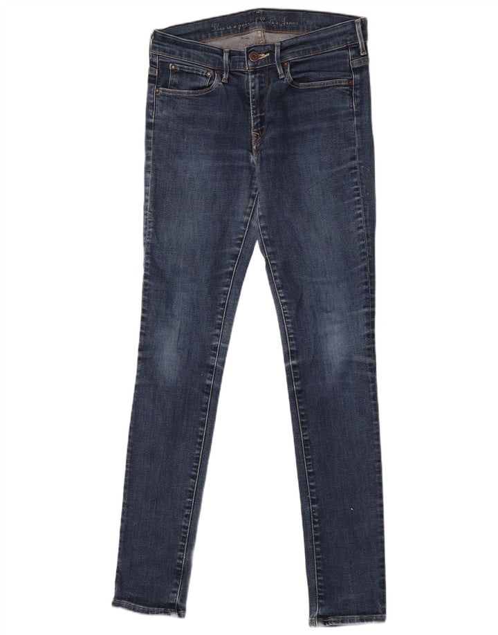 Levi's Damen Skinny Jeans W30 L32 Blaue Baumwolle