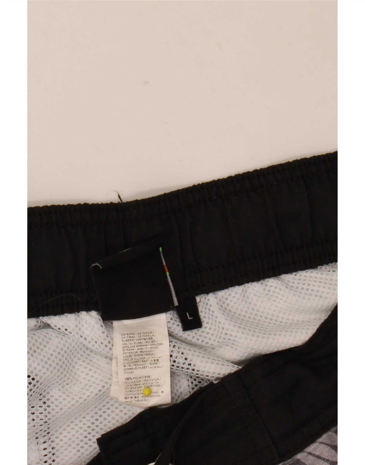 Maui and Sons Herren-Badeshorts, groß, orangefarbenes Blumenmuster, Polyester