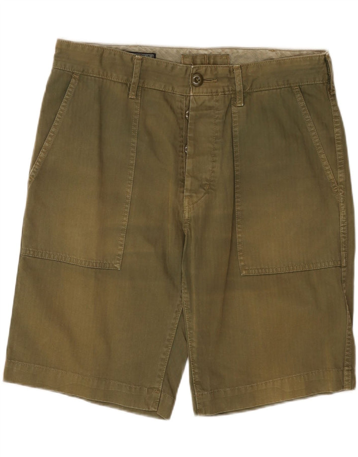 RALPH LAUREN Herren-Chinoshorts mit Grafik, W31, mittlere Khaki-Baumwolle