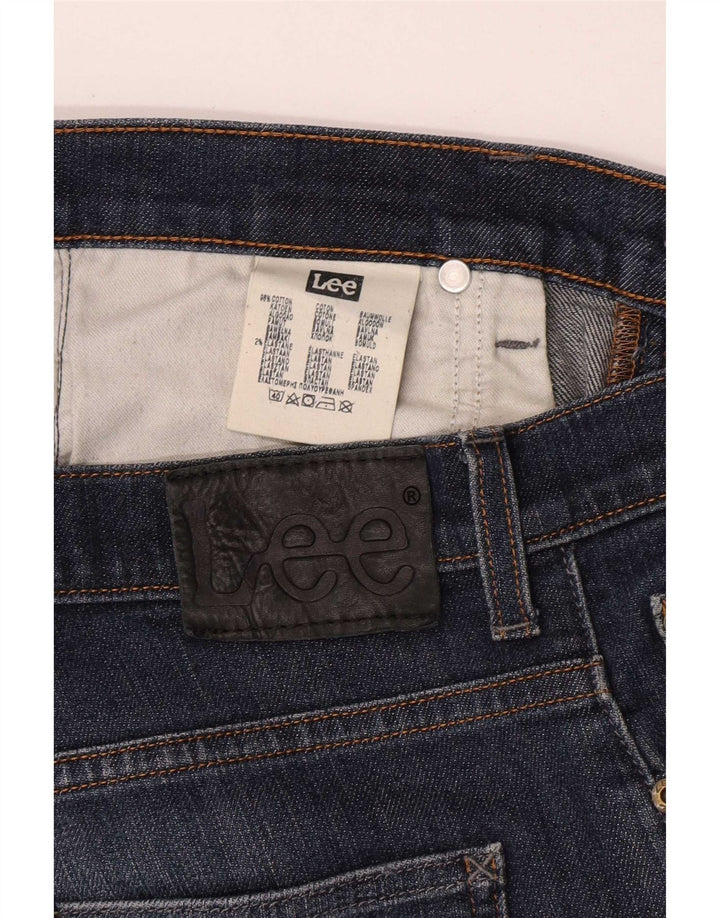 Lee Herren Powell Straight Jeans W33 L30 Blaue Baumwolle