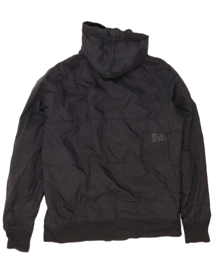 Billabong Herren-Jacke mit Kapuze, gepolstert, UK 40, Größe L, Schwarz, Polyester