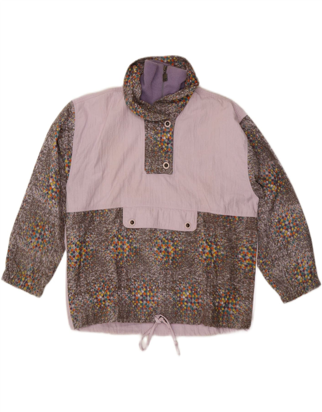 CROSS COUNTRY Damen Anorakjacke IT 44 Mittellila Farbblock