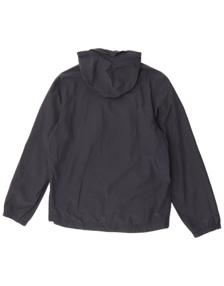 Lyle & Scott Herren-Regenjacke mit Kapuze, UK 38, mittleres Marineblau