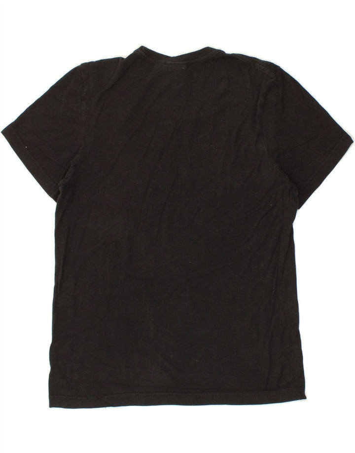 ADIDAS Mens Graphic T-Shirt Top Small Black Cotton Vintage Adidas and Second-Hand Adidas from Messina Hembry 