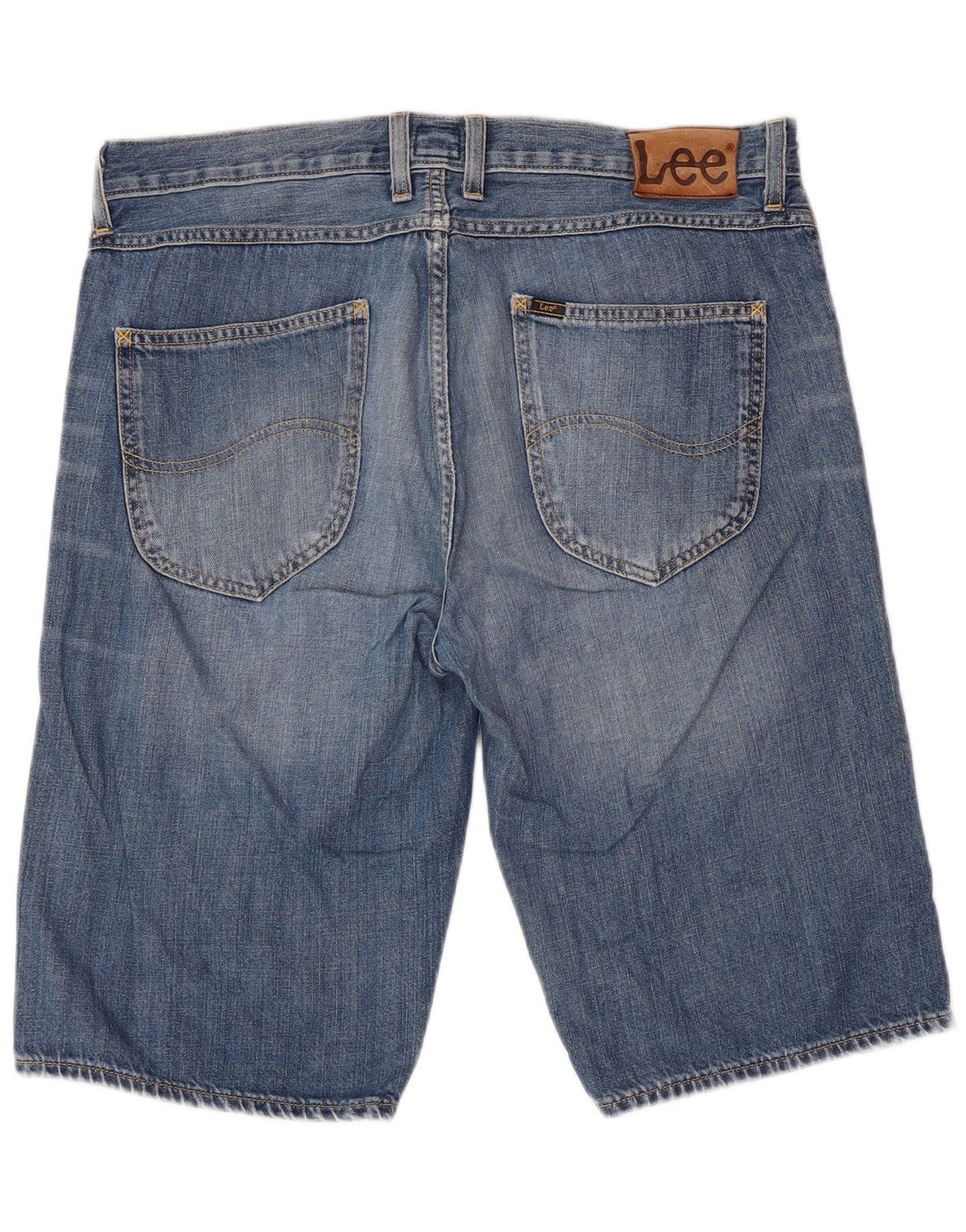 Lee Herren Jeansshorts W32 mittelblaue Baumwolle
