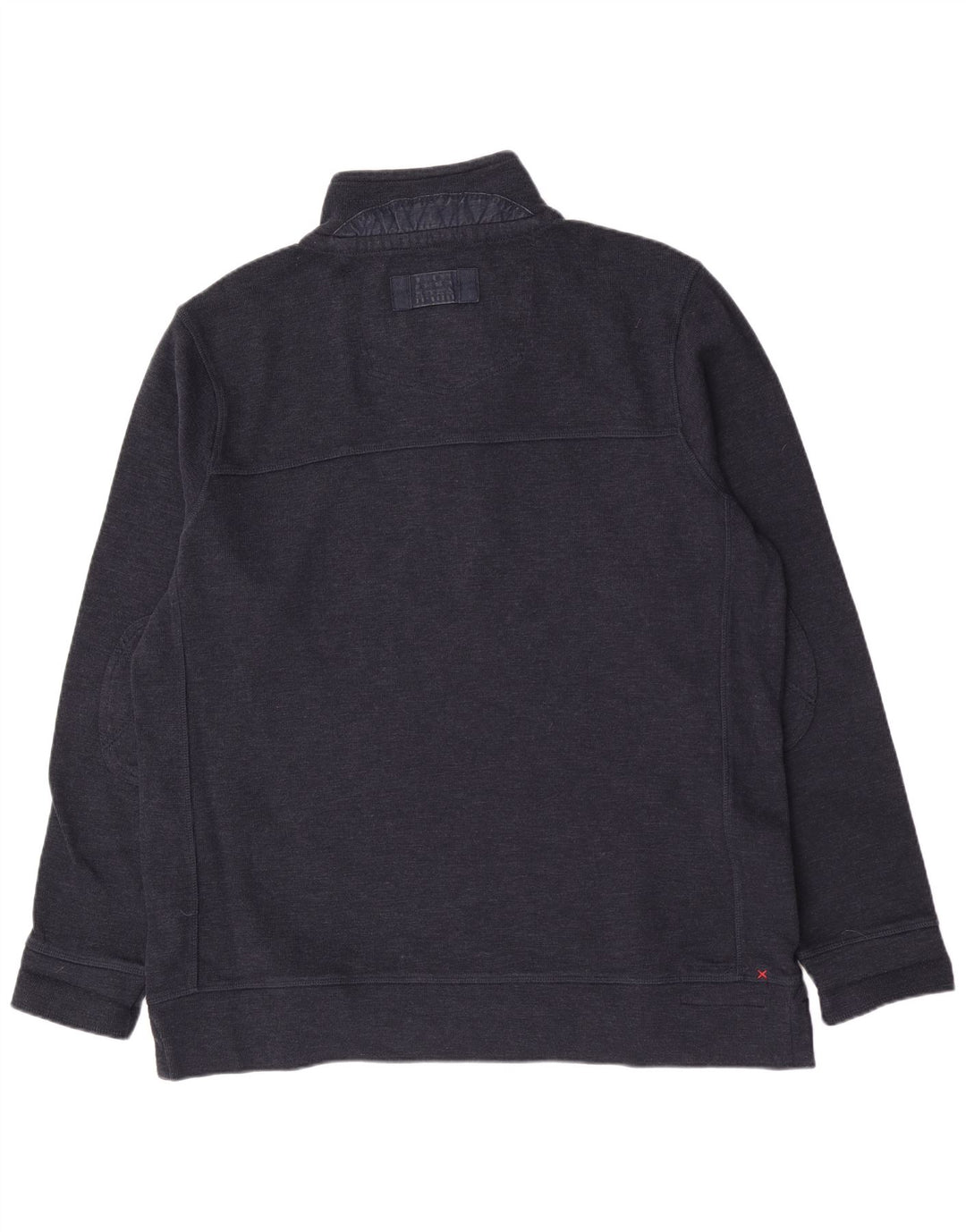 Fat Face Herren-Pullover mit Knopfkragen, XL, Marineblau, Baumwolle, klassisch