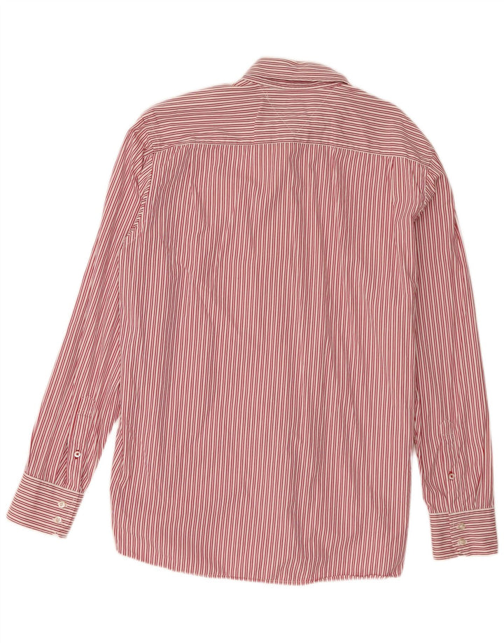 Tommy Hilfiger Herrenhemd, groß, rot gestreift, Baumwolle