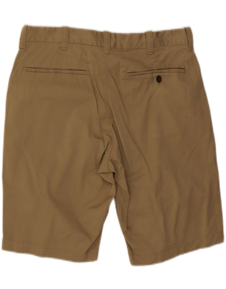 J. CREW Mens Stretch Chino Shorts W31 Medium Brown Cotton Vintage J. Crew and Second-Hand J. Crew from Messina Hembry 