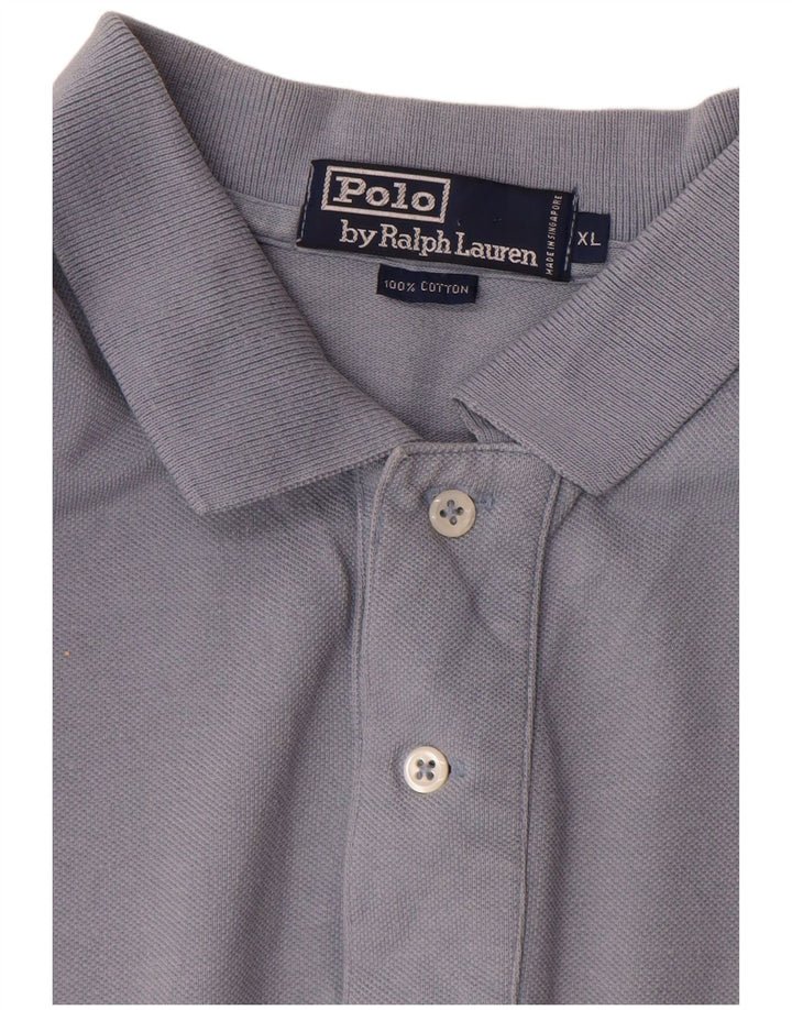 Polo Ralph Lauren Herrenhemd XL Grau Baumwolle