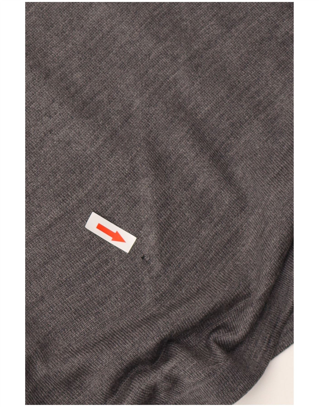 ARMANI JEANS Herren-Pullover mit Rundhalsausschnitt, 2XL, graue Wolle