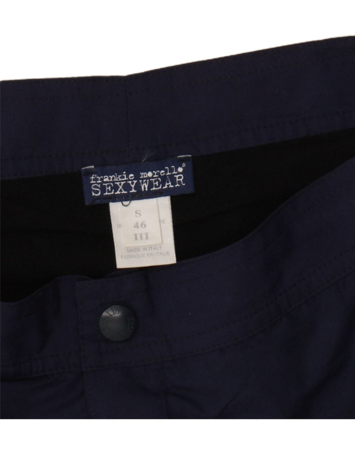 FRANKIE MORELLO Mens Swimming Shorts IT 46 Small Navy Blue Polyester Vintage Frankie Morello and Second-Hand Frankie Morello from Messina Hembry 