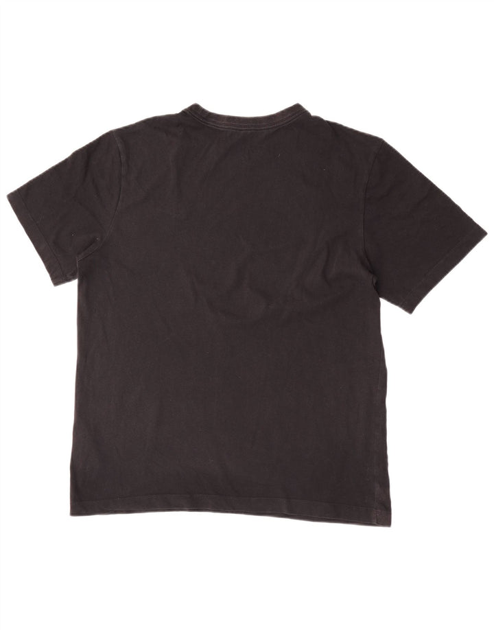 Nike Herren T-Shirt Top Medium Schwarz Baumwolle