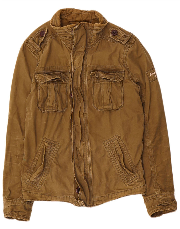 ABERCROMBIE & FITCH Herren Militärjacke UK 36 Small Khaki
