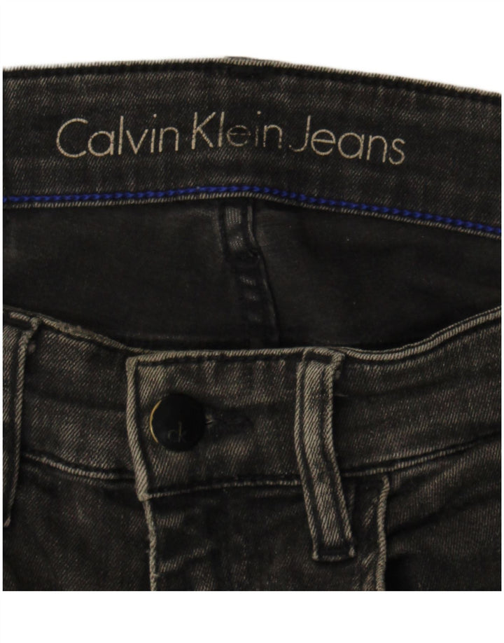 Calvin Klein Damen Skinny Jeans W28 L33 Grau