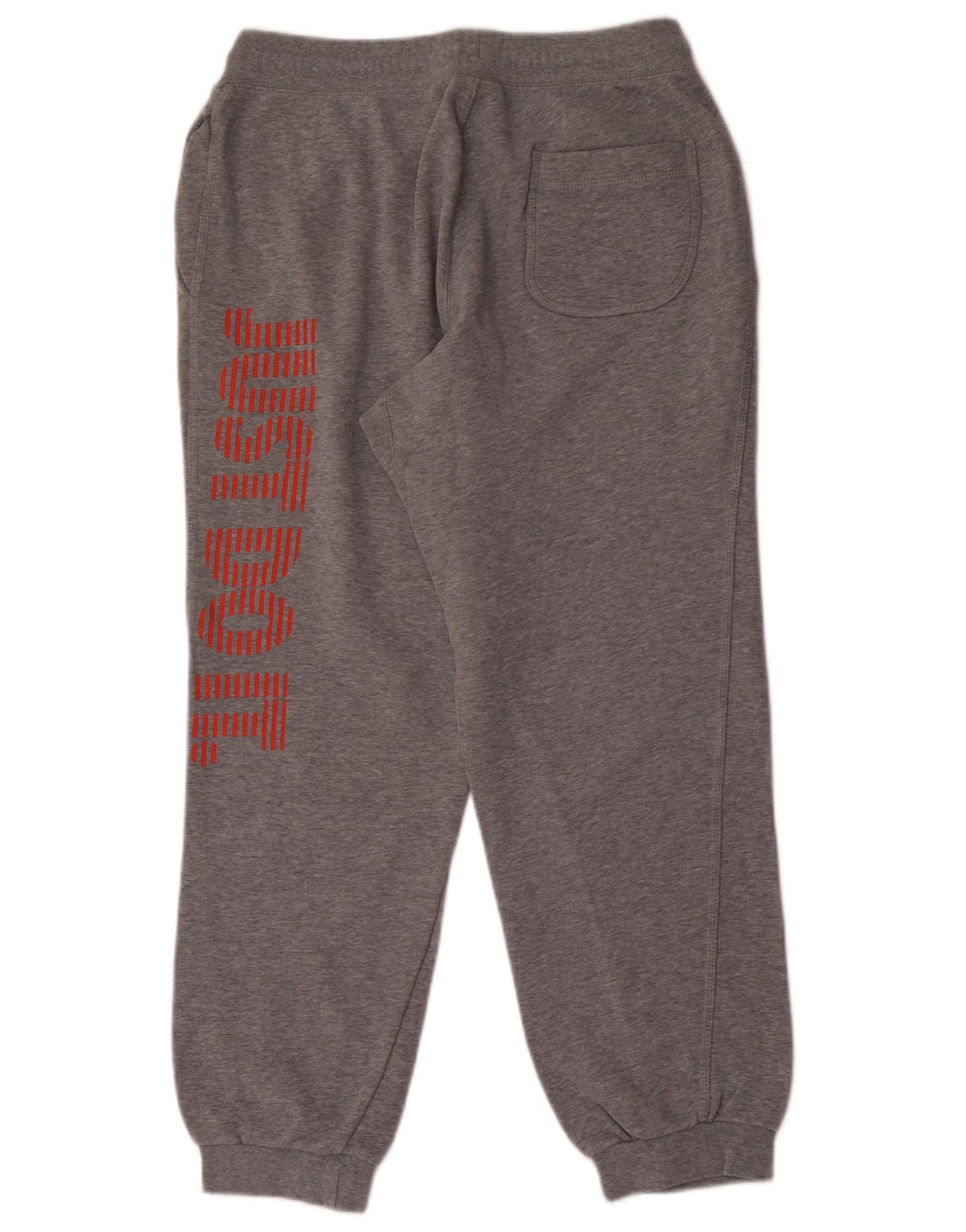 Nike Herren-Trainingshose mit Grafik, mittelgraue Baumwolle