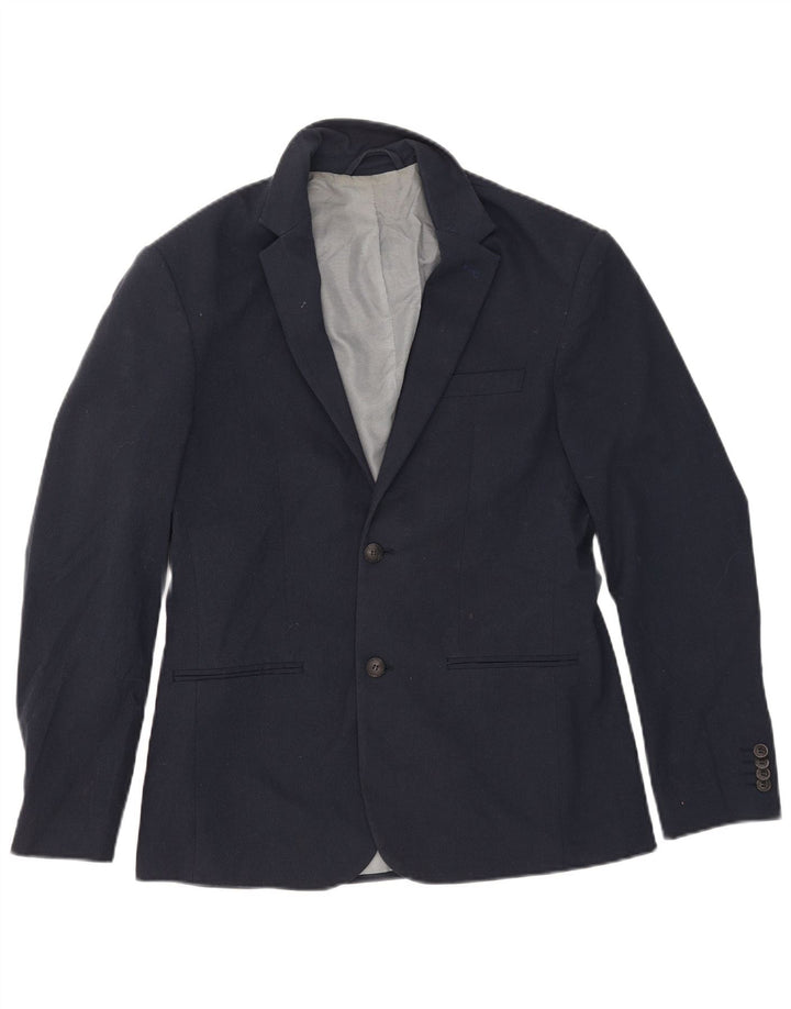Jack & Jones Herren-Blazer mit 2 Knöpfen, IT 52 XL, Marineblau, Polyester