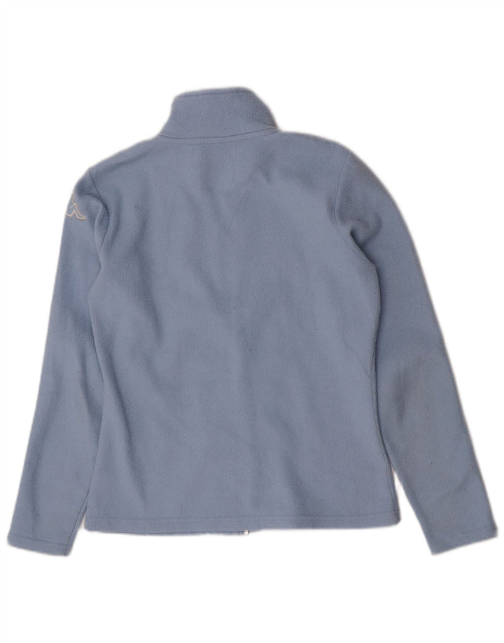 Kappa Fleecejacke für Mädchen, 9–10 Jahre, groß, blau, Polyester