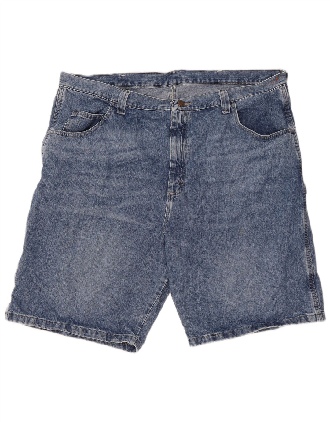 WRANGLER Herren Cargo Denim Shorts W42 2XL Blaue Baumwolle