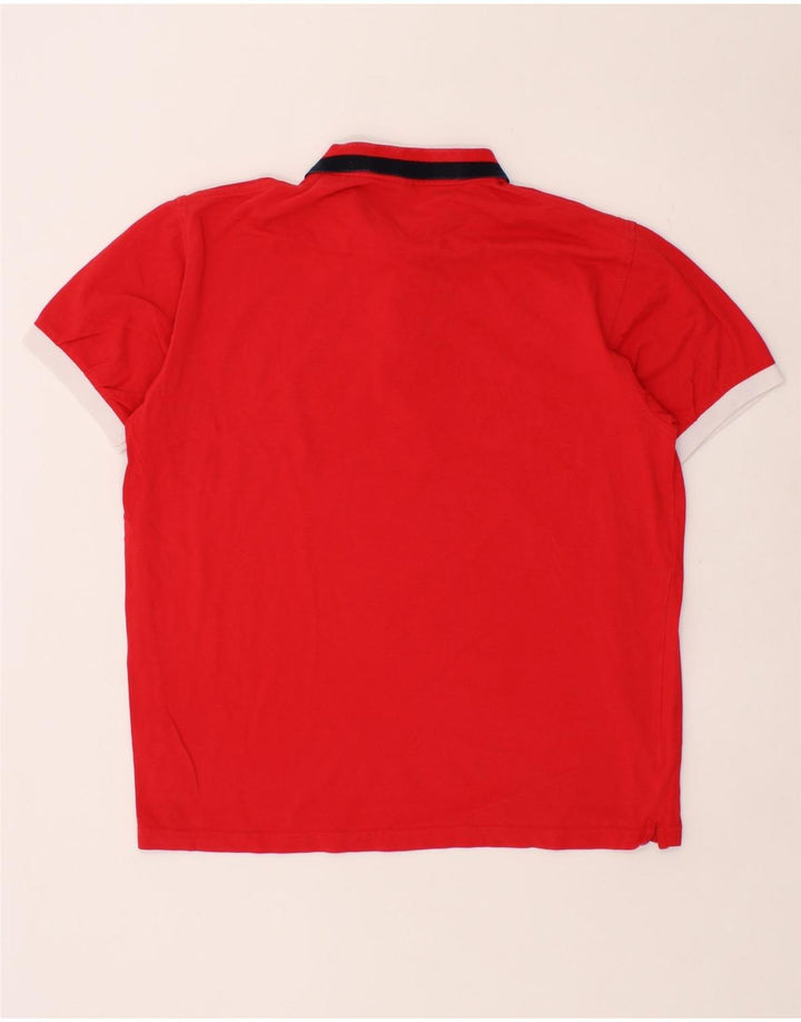 SUN68 Mens Polo Shirt XL Red Cotton Vintage Sun68 and Second-Hand Sun68 from Messina Hembry 