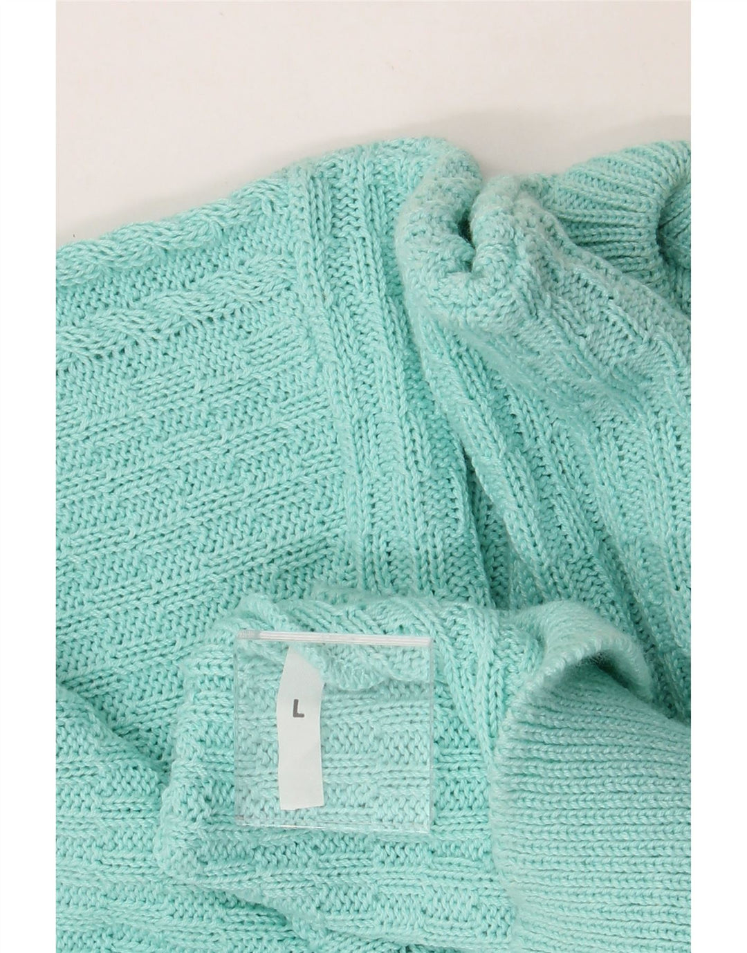 VINTAGE Womens Crew Neck Jumper Sweater UK 16 Large Blue Vintage Vintage and Second-Hand Vintage from Messina Hembry 