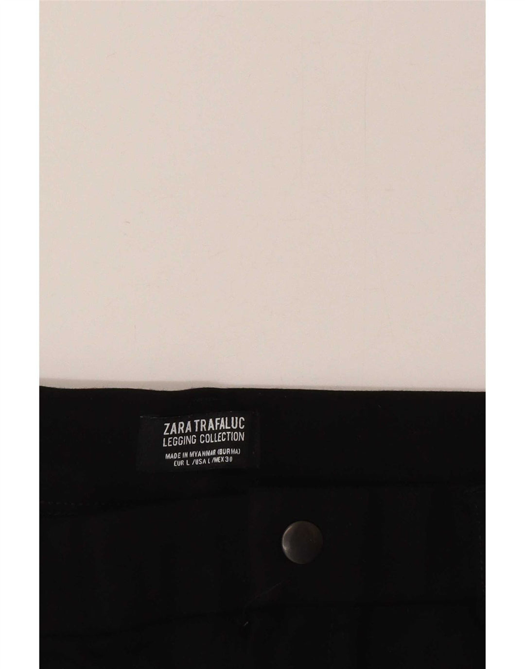 Zara Damen Trafaluc Leggings UK 14 Large Schwarz