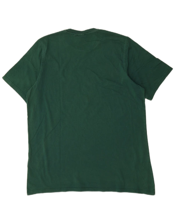 Adidas Mens Graphic T-Shirt Top XL Green Cotton