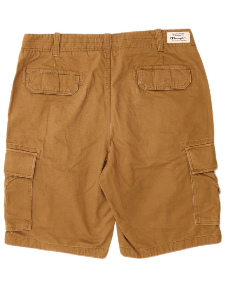 CHAMPION Herren Cargo-Shorts, Größe L, W36, Beige, Baumwolle