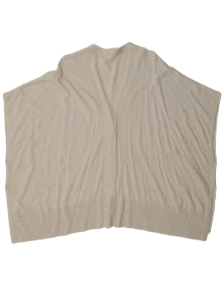 White Label Damen-Strickjacke, ärmellos, übergroß, Gr. 14, mittelgroß