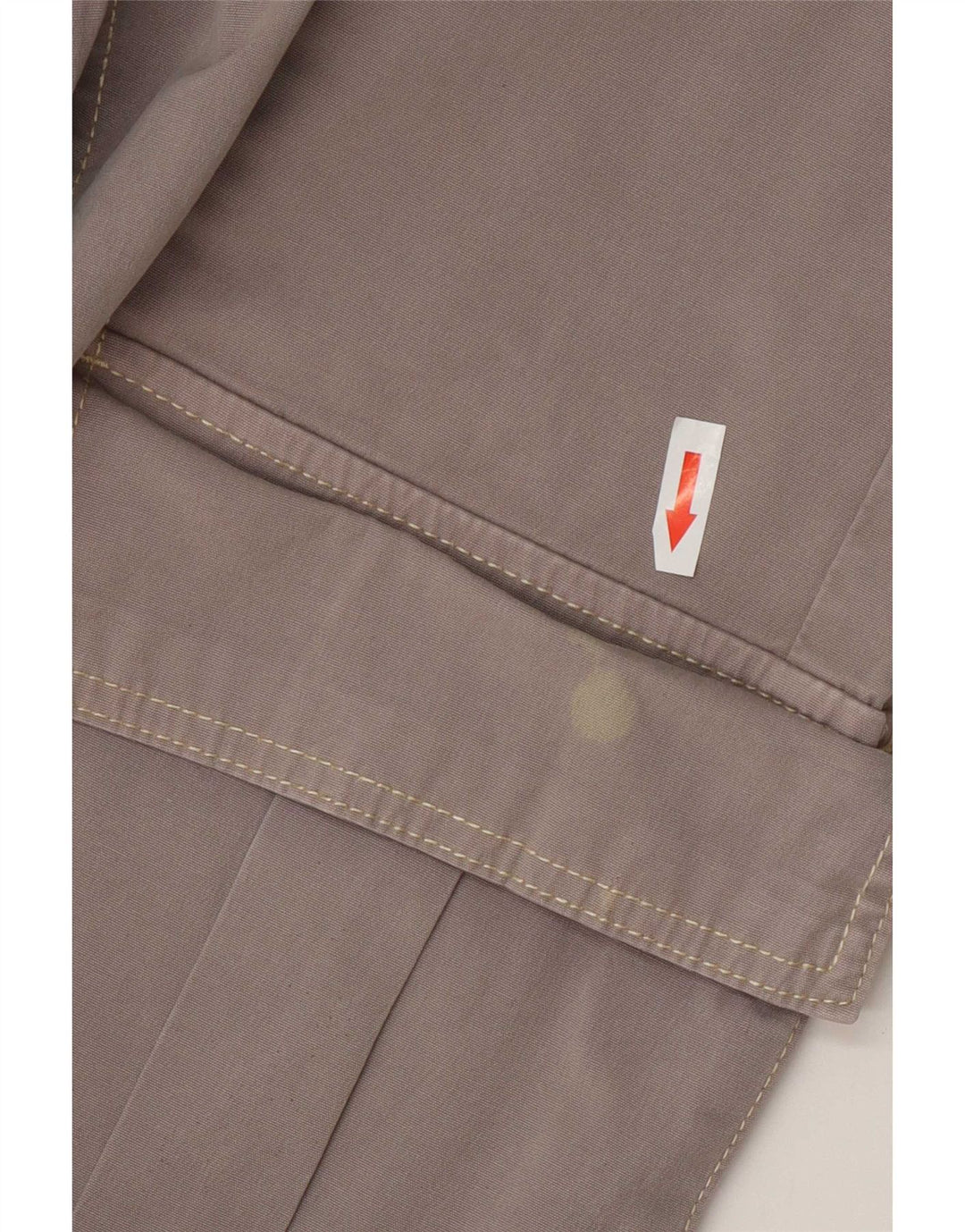 Gerade Cargohose für Damen von Zara, EU 38, Größe S, W28, L28, Grau