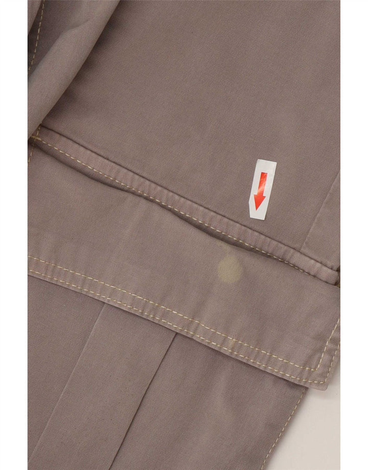 Gerade Cargohose für Damen von Zara, EU 38, Größe S, W28, L28, Grau
