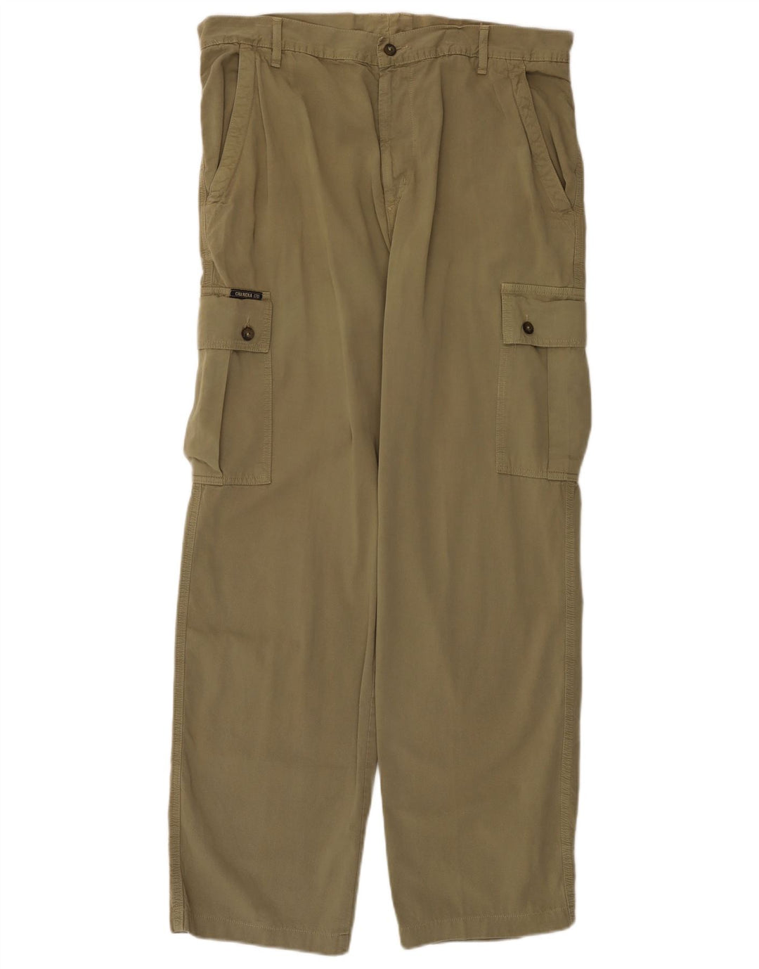 CARRERA Herren gerade Cargohose IT 54 2XL W36 L31 Khaki Baumwolle
