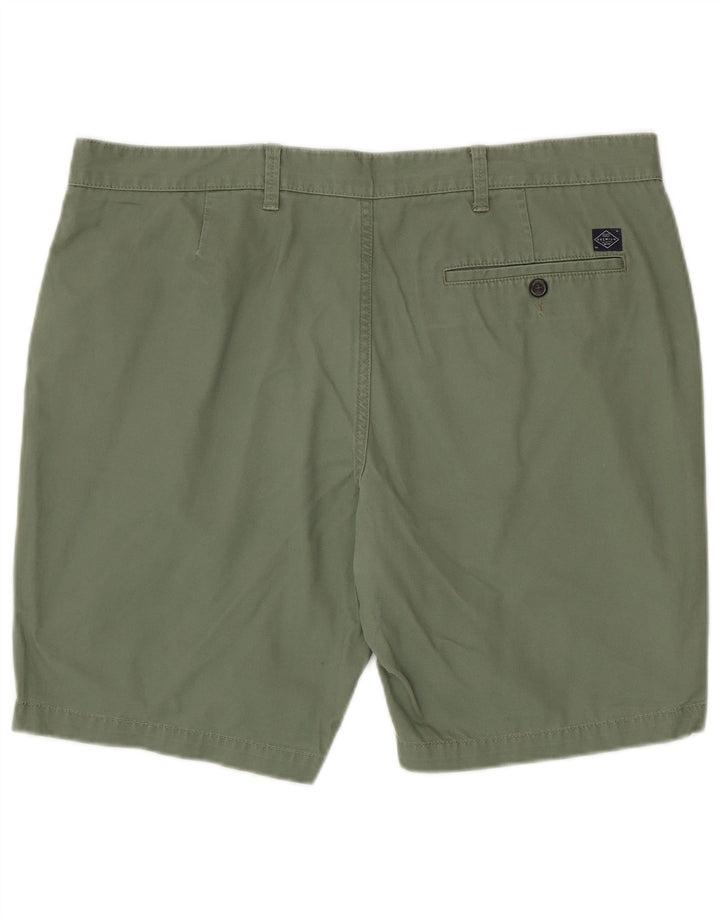 Marks & Spencer Herren Chinoshorts W38 XL Grüne Baumwolle