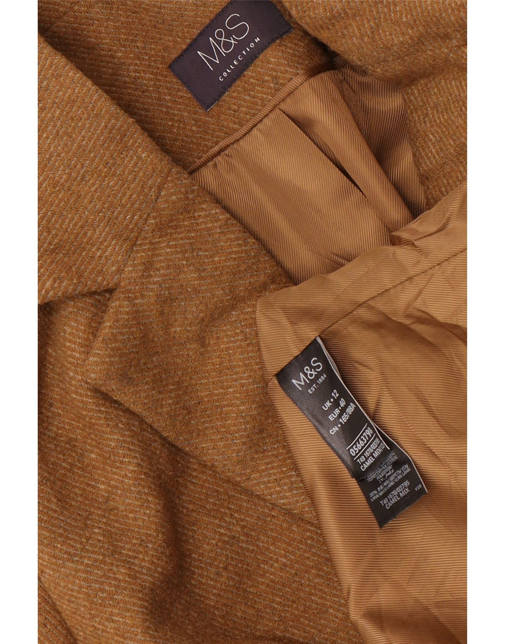 Marks & Spencer Damenmantel UK 12 Medium Beige Polyester