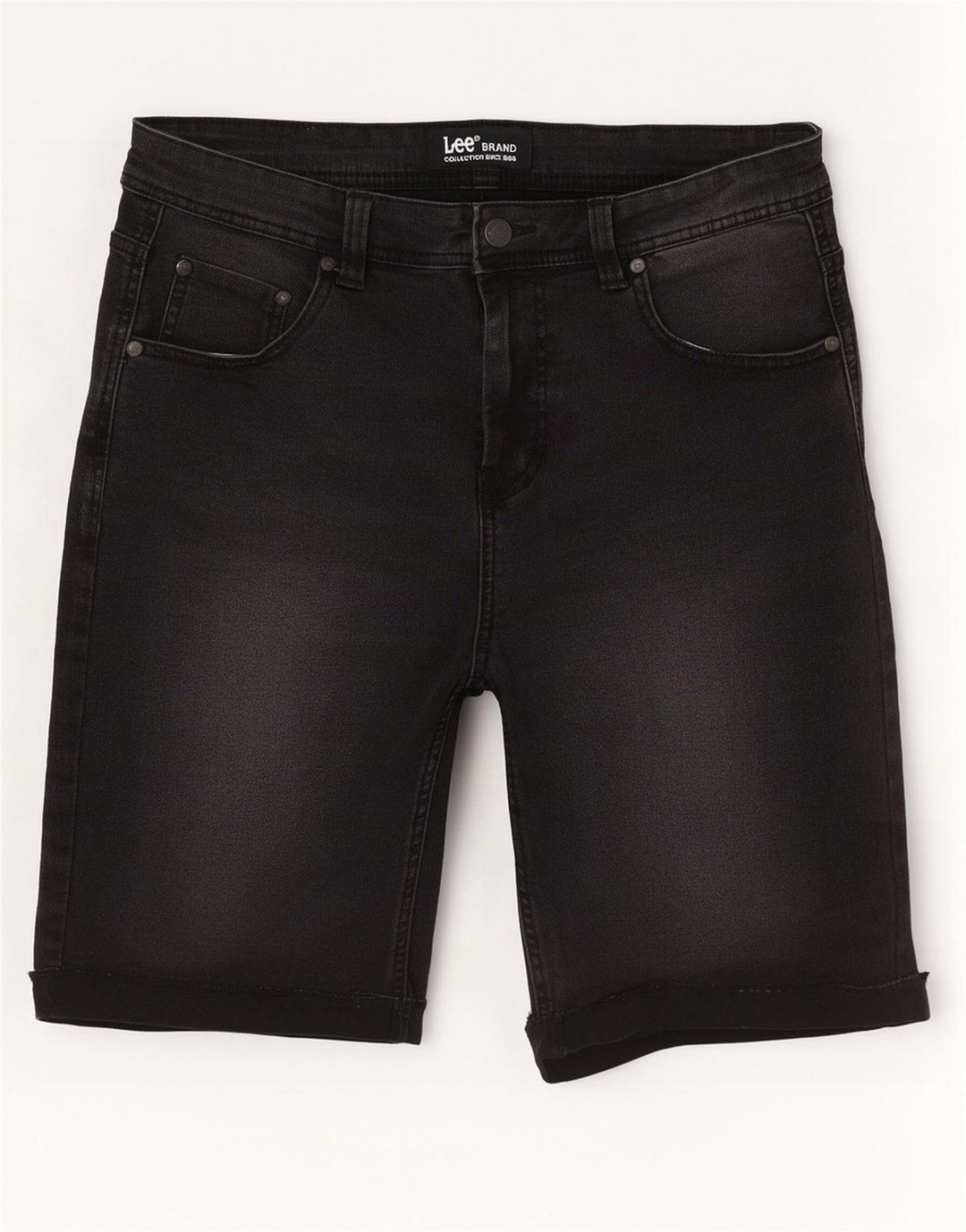 Lee Herren Denim-Shorts W32 Mittelschwarze Baumwolle