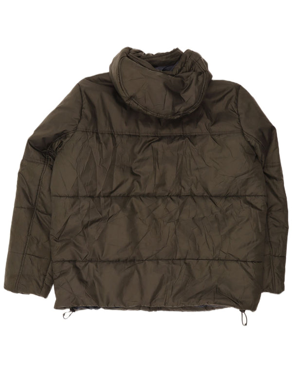 G-Star Herren-Jacke mit Kapuze, gepolstert, UK 42, XL, Khaki, Polyester