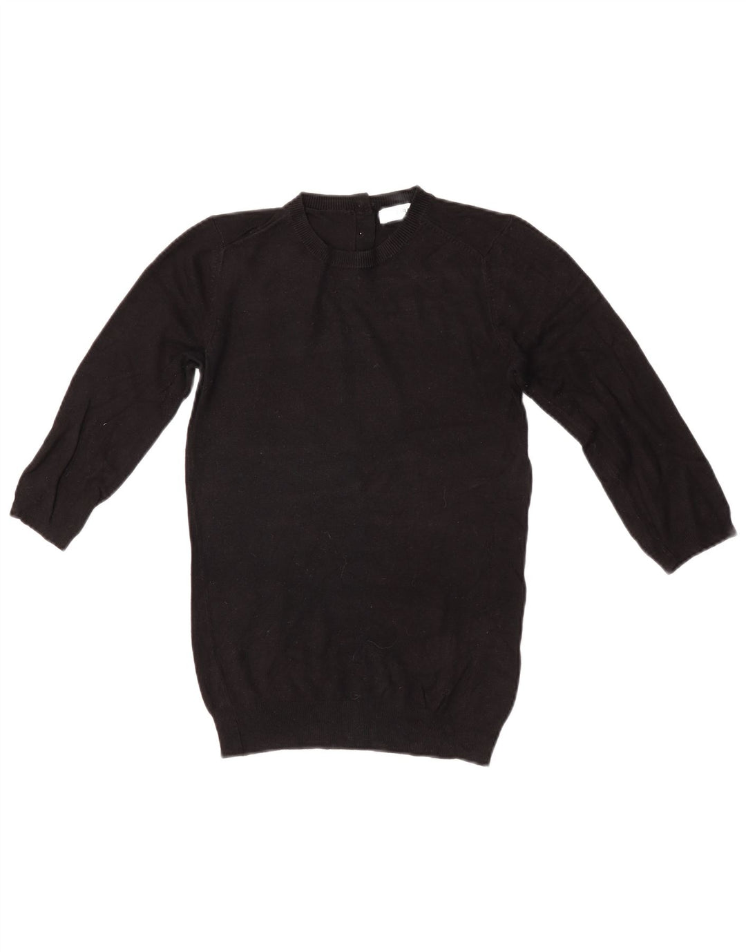Zara Damen-Pullover mit Rundhalsausschnitt, Gr. 8, Schwarz